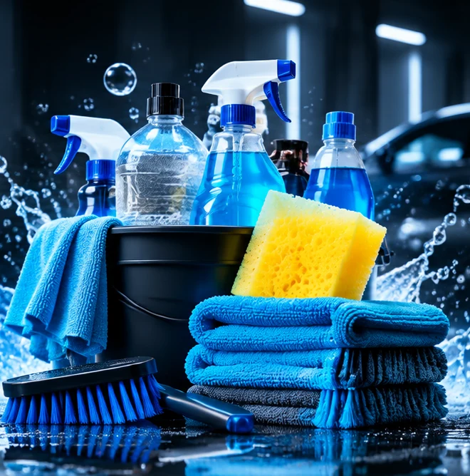 Produtos e acessórios profissionais de limpeza